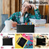 Koolmox 20 Makeup Bags in Bulk, 9x7 Large Plain Black Canvas Pouch with Zipper, Cotton Cosmetic Bags Wholesale for Painting, Heat Transfer Printin...