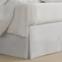 Luxury Hotel Tailored Bed Skirt, Box Pleats, 14 Inch Drop, Twin, White...