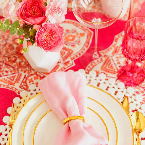 100% Cotton Cloth Napkins Set of 4, Dinner Napkins Cloth 18x18 Inches, Washable Napkins with Hemmed Edges, Reusable Napkins for Parties, Events, W...