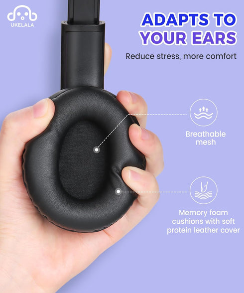 C3 Kids Headphones Wired, On-Ear Wired Headphones for Boys Girls with 3.5mm Jack, Foldable, Adjustable Headband, Child Headphones for School Home ...