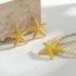 Gold Starfish Necklace Earrings Beach Jewelry for Women Summer Necklace Surfer Shell Necklaces Turtle Conch Starfish Beaded Choker Necklace Beach ...