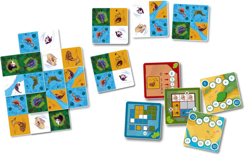 Nimalia Board Game - Design Your Animal Sanctuary and Compete for Victory! Fun Strategy Game for Kids and Adults, Ages 10+, 2-4 Players, 25-30 Min...