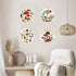 ORIGACH 4 Pcs Mushroom Embroidery Starters Kit for Beginners with Pattern and Instructions, Beginners Embroidery Stitch Practice kit Include Embro...