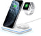 Wireless Charger, 3 in 1 Wireless Charging Station for Apple iWatch 7/SE/65/4/3/2 AirPods 2/3/Pro Qi Certified Fast Charging Stand for iPhone 14/1...