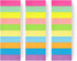 30 Pads 0.6x2 Inch Sticky Notes Flags Tabs Page Markers 10 Bright Color Sticky Index Tabs Page Flags 80 Sheet/Pad...