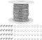 33 Feet Stainless Steel Jewelry Chains for Jewelry Making - Silver Chain Roll with 40 Pieces Open Jump Rings & 20 Pieces Lobster Clasps - Silver N...