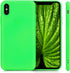 kwmobile Case Compatible with Apple iPhone X Case - Soft Slim Protective TPU Silicone Cover - Neon Green...