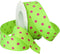 Morex Ribbon, Grosgrain Dot 1-1/2-Inch by 20-Yard Spool, Lime with Hot Pink Dots, 3908.38/20-556...