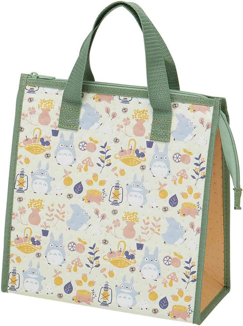 Skater My Neighbor Totoro Thermal Insulated Lunch Bag with Zip Closure - Foraging...