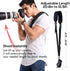 waka Camera Neck Strap with Quick Release and Safety Tether, Adjustable Camera Shoulder Sling Strap for Nikon Canon Sony Olympus DSLR Camera - Ret...