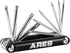 ARES 44000-10-Piece Tamper-Proof Folding Star Key Set - Sizes Include T-6 to T-30 - Corrosion-Resistant CR-V Steel Construction...
