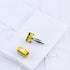 Yellow Bus Cuff links For Men With Gift Box....