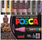 Posca PC-5M Water Based Permanent Marker Paint Pens, Set of 8 (Dark Colors)...