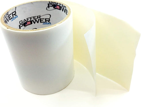 Gaffer Power Butyl Tape Patch & Seal | Waterproof | Plumbing | Pipe | USA Made Quality | Rubberized Flexible Weather Seal Tape | White | 4 Inch x ...