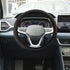 Car Steering Wheel Cover, Leather Car Steering Wheel Cover, Anti Slip Steering Wheel Cover, 15Inch Universal Stretchy Steering Wheel Protector Com...