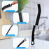 2 Pcs Crevice Cleaning Brush Hard Bristle Gap Brush Multifunctional for Bathroom Household Kitchen Tiles Window Crevice Cleaning Tool (Style 2)...