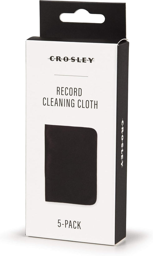Crosley AC1018A-BK Lint-Free Record Cleaning Cloths, 5 Pack...