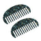 VOCOSTE 2 Pcs Hair Comb Wide Tooth, Anti-Static, for Thick, Curly Hair, Hair Care, Detangling Comb, for Wet and Dry Dark Green...