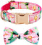Fancy Dog Collar Gift Box, with Bow Tie and Metal Buckle?Puppy Collar for Boys and Girls; Holiday Pet Gifts; Suitable for Large, Medium and Small ...