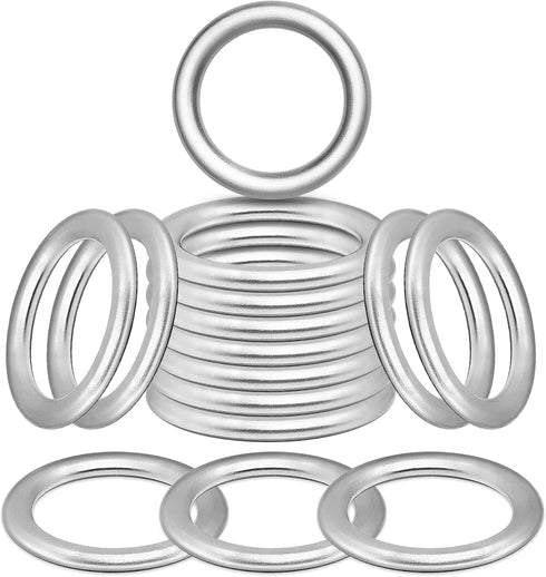 15 PCS Engine Oil Drain Plug Crush Washer Seal Ring Aluminum Gaskets Compatible with Jetta Passat Tiguan Golf CC Audi A3 A4 A5 A6 A7 A8 Q3 Q5 Q7 T...