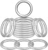 15 PCS Engine Oil Drain Plug Crush Washer Seal Ring Aluminum Gaskets Compatible with Jetta Passat Tiguan Golf CC Audi A3 A4 A5 A6 A7 A8 Q3 Q5 Q7 T...