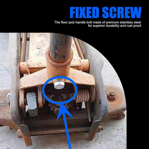 3 PCS 3 Ton 4 Ton Car Horizontal Jack Pressure Rod Fixed Screw, Waterproof Durable Metal Vehicle Jack Handle Bolt, Universal Automotive Repair Scr...