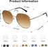 SOJOS Trendy Oversized Hexagonal Sunglasses for Women Men Stylish UV400 Sunnies with Spring Hinges SJ1210...