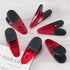 3-1/4" Length Plastic Refrigerator Magnet Clips Sets?Magnet Paper Clips, Snacks Bag Clips?Multipurpose Clips - Set of 6 (Red)...