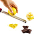Lemon Zester, Stainless Steel Kitchen Cheese Grater, Plastic Cover Ergonomic Soft Black Handle...
