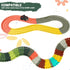 Track Set Toy 48PCS Christmas Birthday Gifts for 3 4 5 6 Year Old Kids Boys Girls Accessories Compatible with Race Track Building Kits...