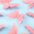 Outus 120 Pieces Pink 3D Layered Butterfly Wall Decor Removable Butterfly Stickers Hollow Mural Decals for Birthday Cake Decorations Crafts Bouque...