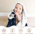 SANDJEST Baby Blanket for Boys with Double Layer Dotted Backing - Arrows Printed 30 x 40 Receiving Blankets Infant Newborn Toddler Gift for Baby S...