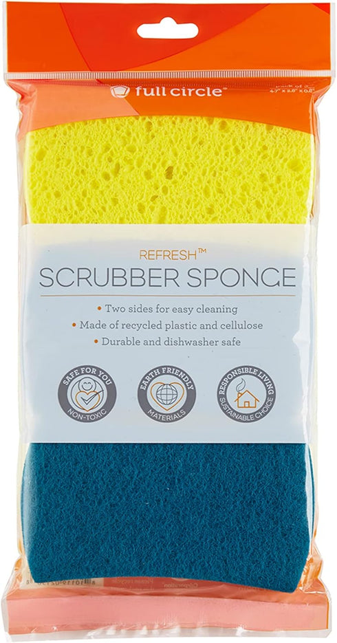 Full Circle Refresh Scrubber Sponges, Set of 3...