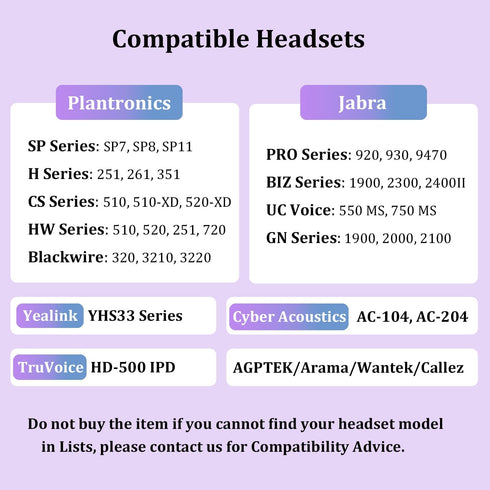 Replacement Earpads Cushions for Plantronics Headset 50mm Ear Cushions Compatible with Plantronics Blackwire C320 3210 3220 3320 HW251N HW261N HW5...