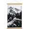 Asian Wall Art Decor Paintings For Bedroom, Living Room, Black And White Wall, Handmade Hanging Chinese Japanese Traditional Landscape...