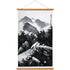 Asian Wall Art Decor Paintings For Bedroom, Living Room, Black And White Wall, Handmade Hanging Chinese Japanese Traditional Landscape...