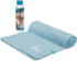 Animal Planet Bath Towel for Drying Dogs (Aqua) Embroidered Puppy Pattern, Super Absorbent Microfiber Towels 44 X 28. Great for Cleaning Pet After...