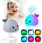 Baby Bath Toys, Latest Whale Bath Toy Sprinkler with Charging Dock for Kids Ages 0-2 1-3, Light Up Bathtub Toys for Toddlers Infants 6-12 12-18 Mo...