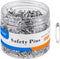 A+DAY Small Safety Pins 1.0 Inch (26mm), Size 0 Safety Pin 600-Count, Nickel Finish(600)...