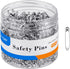 A+DAY Small Safety Pins 1.0 Inch (26mm), Size 0 Safety Pin 600-Count, Nickel Finish(600)...
