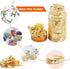 Gold Foil Flakes for Resin, Yibeishu10 Colors Metallic Foil Flakes,Gilding Flakes for Nails, Crafts (Gold, Silver, Copper, Black, Green, Blue, Blu...