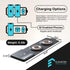 Dual 15W 3 in 1 Apple Charging Station | iPhone Watch Airpods Charging Station | Foldable Fast Stand Charger | 3 in One Apple Charging Station for...