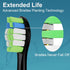 Replacement Toothbrush Heads Compatible with Aquasonic Black Series/Vibe Series/Black Series Pro/Duo Series Pro,8 Pcs Black Electric Toothbrush He...