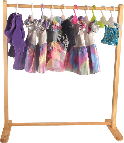 20 Pcs Doll Hangers for 18 inch Doll Clothes, Doll Hangers, Sturdy Doll Hangers Accessories, Work Great with Rod Less Than 1/2 inch Diameter, Made...