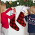 DERAYEE 6 Pack Christmas Stockings Bulk, 18 Inch Large Red Black Buffalo Plaid Fireplace Hanging Stockings for Family Holiday Xmas Party Decoratio...