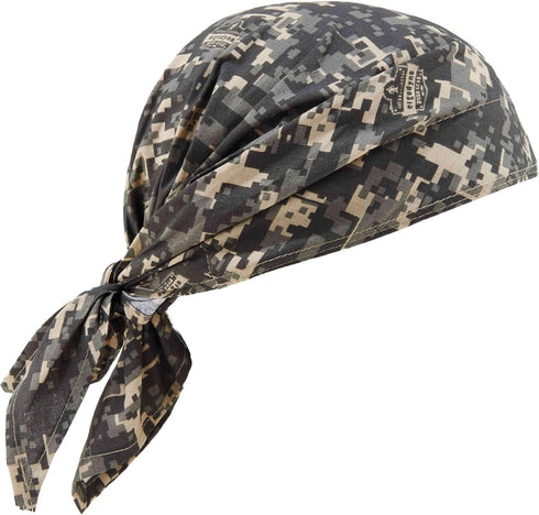 Ergodyne - 12324 Chill-Its 6710 Evaporative Polymer Cooling Dew Rag, Camo...