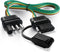 Trailer Wire Extension 4-Way 4 Pin Plug, 4 Wire 4-Flat Connector with Male & Female Plug 18 AWG 59 inch Hitch Light Trailer Wiring Harness Extende...
