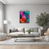 Posterizer 1 pcs-trippy colorful art-be who you need-Abstract & Modern Art-Motivational & Inspirational Art-Living Room Bedroom Decor- unframed wa...