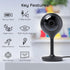 Geeni Look 1080p Indoor Security Camera – 1-Pack Full HD WiFi Indoor Camera with 2-Way Audio, Motion Detection, & Night Vision – Support for Alexa...