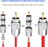 Anina PL259 Coaxial Connectors UHF Male Solder Connector Plug with Reducer for RG8 RG59 RG8x LMR-400 RG-213 Coaxial Cable Ham Radio Antenna Connec...